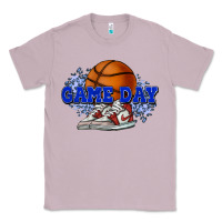 Lilac Game day Basketball Classic Tee - NancyCooperArtShop