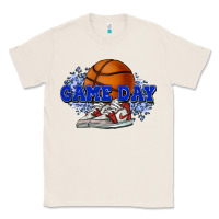 Natural Game day Basketball Classic Tee - NancyCooperArtShop