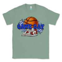 Sage Game day Basketball Classic Tee - NancyCooperArtShop