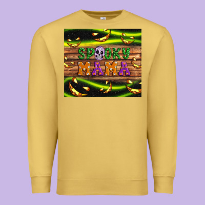Spooky Mama Premium Sweatshirt Designed By Artiststas