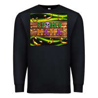 Black Spooky mama Premium Sweatshirt - Artiststas