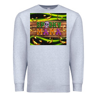 Heather Grey Spooky mama Premium Sweatshirt - Artiststas