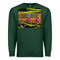 Sports Green Spooky mama Premium Sweatshirt - Artiststas
