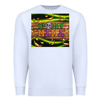 White Spooky mama Premium Sweatshirt - Artiststas