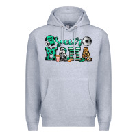 Heather Grey soccer mama Premium Hoodie - Jasminsmagicworld