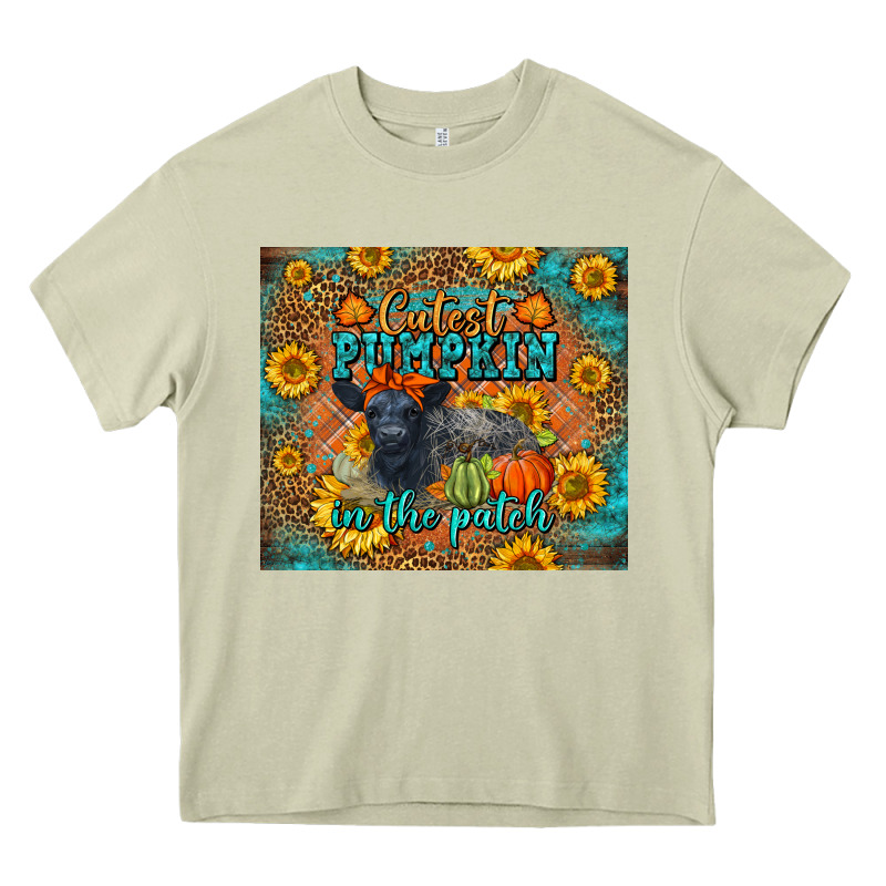 Fall Cutest Pumpkin In The Patch Cute Cow Tumbler Heavy Core Tee by LillyAllenDesigns | Teevron