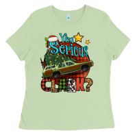 Matcha you serious clark with christmas car Ladies Tee - Jasminsmagicworld