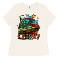 Bone you serious clark with christmas car Ladies Tee - Jasminsmagicworld