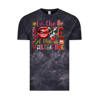 Cloud Black For the love of the Valentine Vintage Tee - HowdyJamesFarm