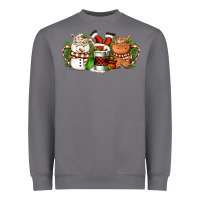 Storm Christmas coffee cups Heavyweight Sweatshirt - FaDigitalArtStudio