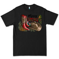 Black Merry Christmas Premium Tee - SublimationCraftShop