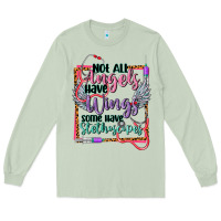Matcha Not all angels have wings Long Sleeve Tee - CowGirlArtShop