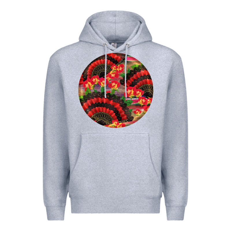 Hispanic Heritage Month Round Earrings Premium Hoodie by BundleAndBundleShop | Teevron