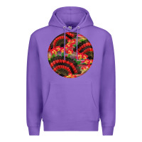 Purple hispanic heritage month round earrings Premium Hoodie - BundleAndBundleShop