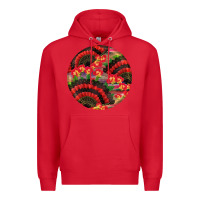 Red hispanic heritage month round earrings Premium Hoodie - BundleAndBundleShop