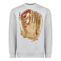 Heather Grey Catchers Mitt Fa Element Heavyweight Sweatshirt - FaDigitalArtStudio