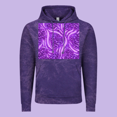 Purple Glitter With Leopard Pattern Vintage Hoodie Designed By Tumblerdesignbyshophia