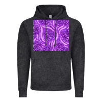 Vintage Black purple glitter with leopard pattern Vintage Hoodie - TumblerDesignByShophia