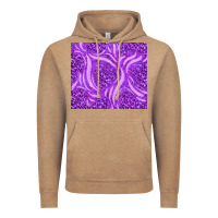 Vintage Coffee purple glitter with leopard pattern Vintage Hoodie - TumblerDesignByShophia