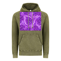 Vintage Olive purple glitter with leopard pattern Vintage Hoodie - TumblerDesignByShophia