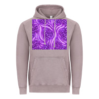 Vintage Zinc purple glitter with leopard pattern Vintage Hoodie - TumblerDesignByShophia