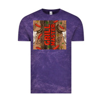 Cloud Purple grill master with bull skull Vintage Tee - TumblerDesignByShophia