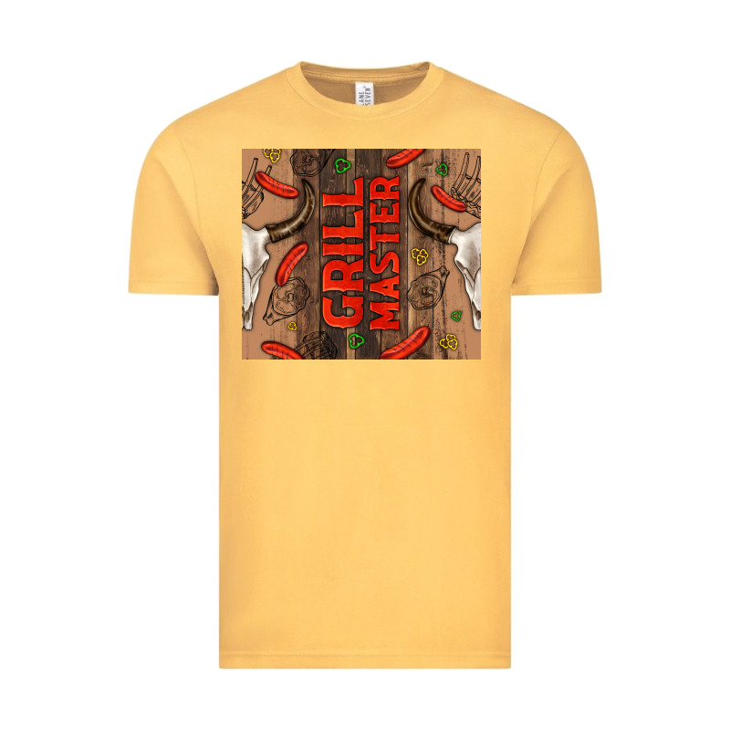 Grill Master With Bull Skull Vintage Tee by TumblerDesignByShophia | Teevron