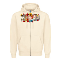 Sandshell amen Zipper Hoodie - RacoonDesign