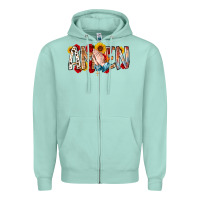 Seafoam amen Zipper Hoodie - RacoonDesign