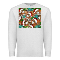 Oatmeal Heather santa skeleton christmas tumbler Premium Sweatshirt - Artiststas