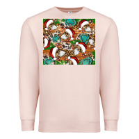 Pale Pink santa skeleton christmas tumbler Premium Sweatshirt - Artiststas