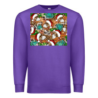 Purple santa skeleton christmas tumbler Premium Sweatshirt - Artiststas