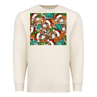 Sandshell santa skeleton christmas tumbler Premium Sweatshirt - Artiststas