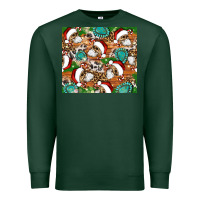 Sports Green santa skeleton christmas tumbler Premium Sweatshirt - Artiststas