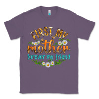 Lavender First My Mother Forever My Friend with Daisies Classic Tee - texasbilliewilder