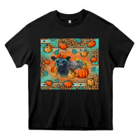 Black Autumn Baby Calf Heavy Core Tee - LillyAllenDesigns