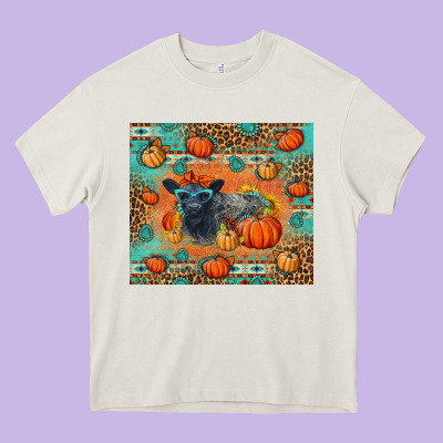 Autumn Baby Calf Heavy Core Tee Designed By Lillyallendesigns