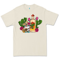 Bone mexican tequila gnomes guitar roses cactus serape Premium Tee - Artiststas