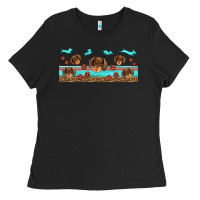 Black dachshund wiener dog Ladies Tee - Jasminsmagicworld