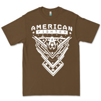 Cacao American Fighter 3 Premium Tee - lanVoArt