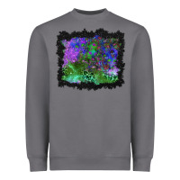 Storm halloween skull and leopard background Heavyweight Sweatshirt - BundleAndBundleShop