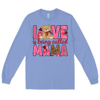 Colony Blue Love is being called Mama Valentine's Day Long Sleeve Tee - HowdyJamesFarm