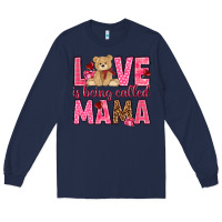 Navy Love is being called Mama Valentine's Day Long Sleeve Tee - HowdyJamesFarm