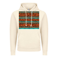 Vintage Artic tooled leather and aztec Vintage Hoodie - TumblerDesignByShophia