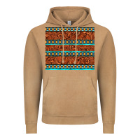Vintage Camel tooled leather and aztec Vintage Hoodie - TumblerDesignByShophia