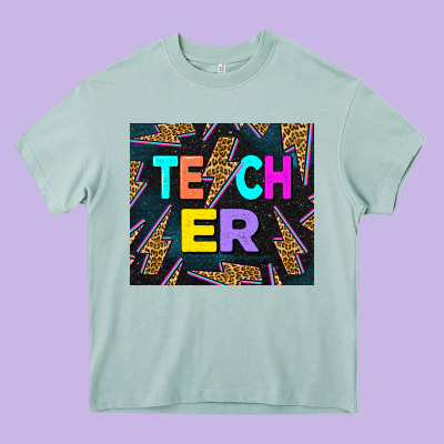 Western Teacher Flash Tumbler Heavy Core Tee Designed By Lillyallendesigns