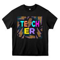 Black Western Teacher Flash Tumbler Heavy Core Tee - LillyAllenDesigns