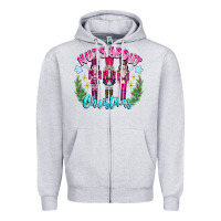 Heather Grey Nuts About Christmas Zipper Hoodie - CowhideDigitalArt