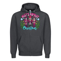 Smoke Nuts About Christmas Zipper Hoodie - CowhideDigitalArt