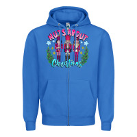 True Royal Nuts About Christmas Zipper Hoodie - CowhideDigitalArt